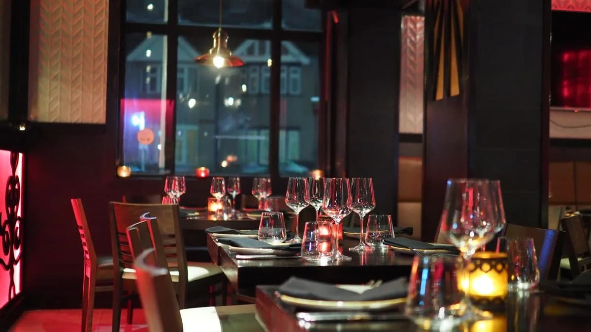 Table spread of dishes — social carousel